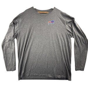 Buffalo Bills Shirt Mens 2XL Gray NFL Football Nike Dri Fit Long Sleeve Tee